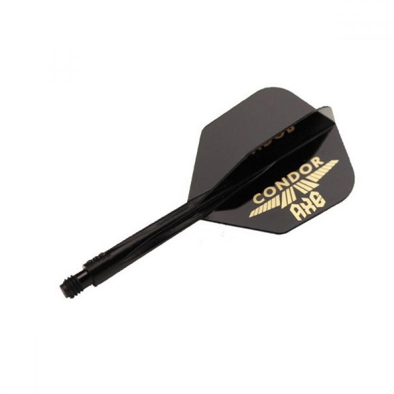 Plumas Condor Axe Shape Negro Logo S 21.5mm 3 Uds.