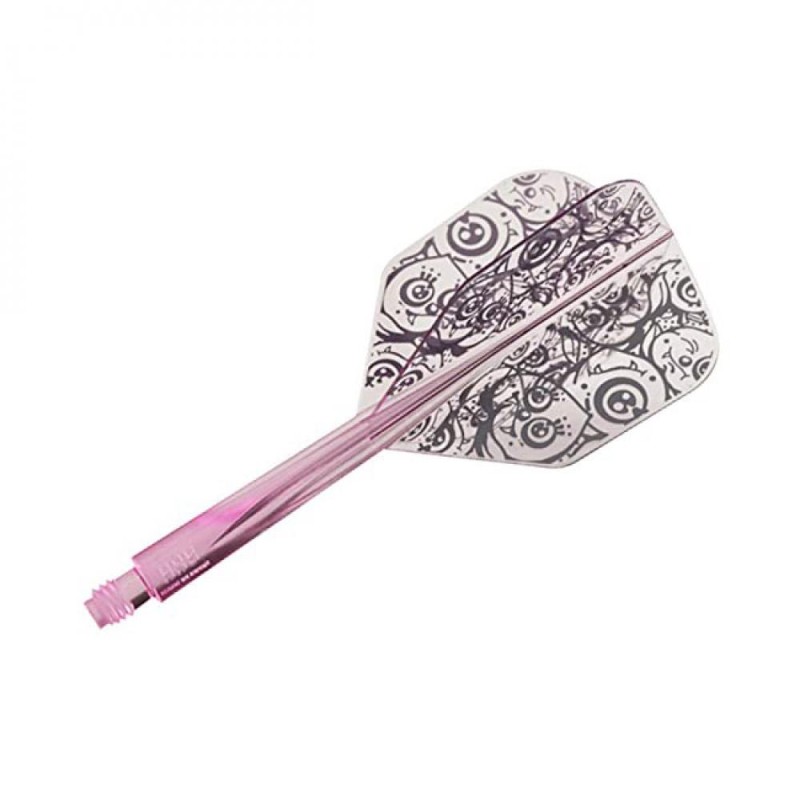 Plumas Condor Axe Shape Peach L 33.5mm Três de vocês.