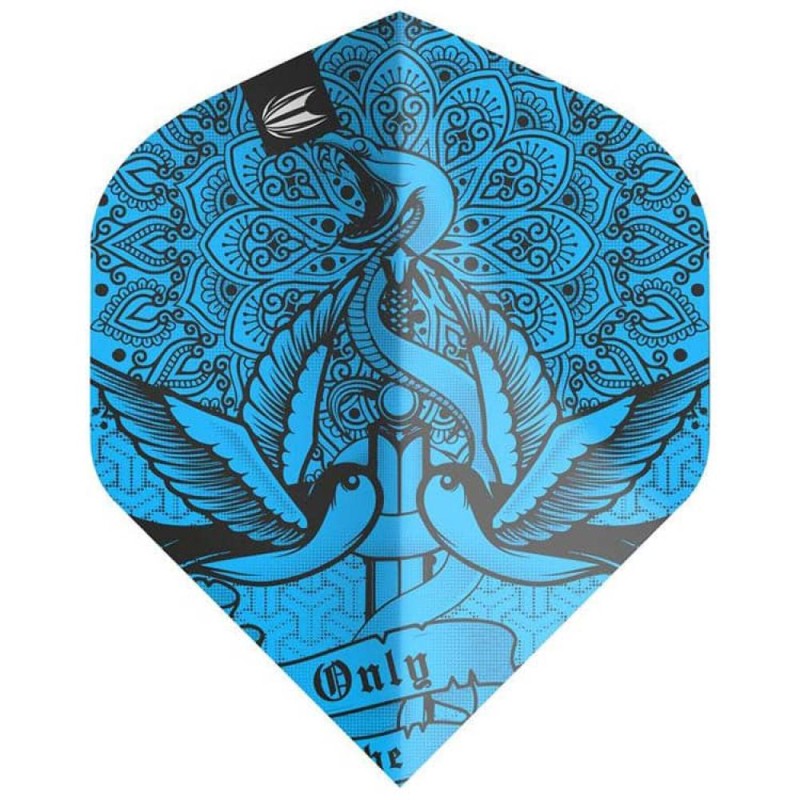 Fülle Target Darts Flights Ink Pro Blue Nr. 2 Standard 335460