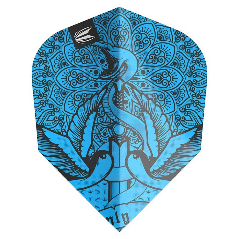 Plumas Target Darts Flights Ink Pro Blue Ten-x 335470 (em inglês)