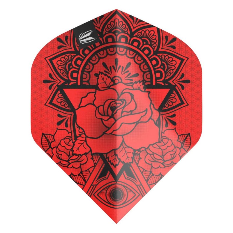 Piume Target Darts Flights Ink Pro Red n. 2 Standard 335430