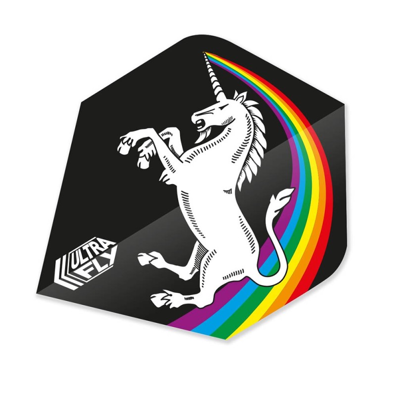 Piume Unicorn Darts Ultrafly100 Plus Raimbow Nero 68978