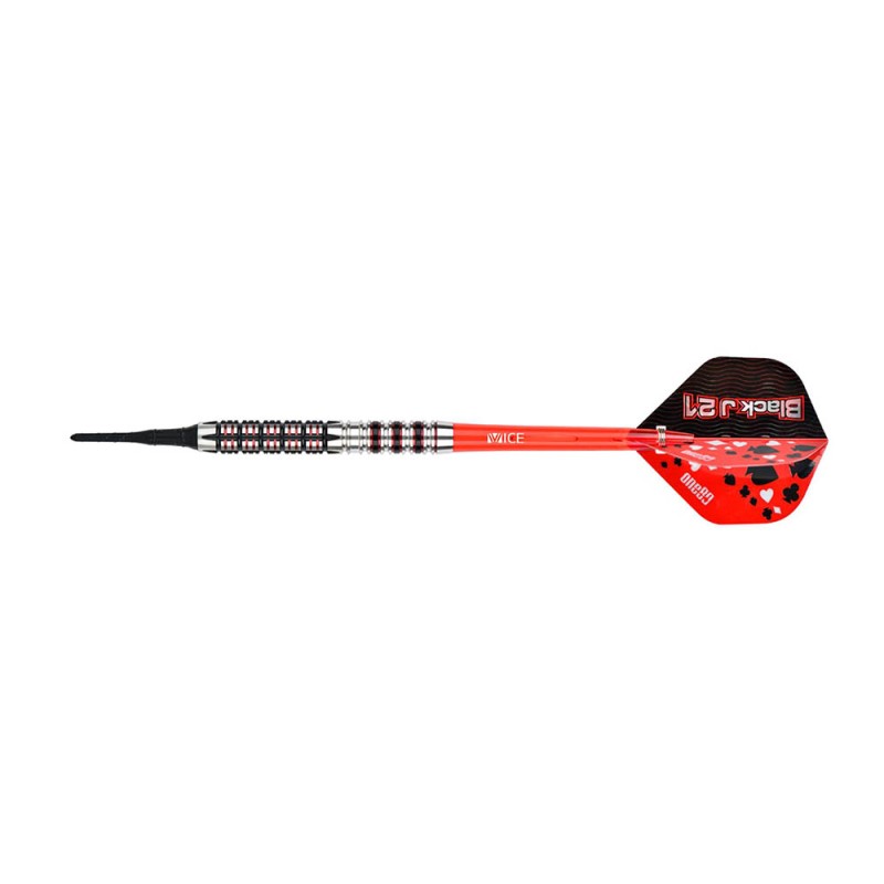 Darts One80 Black J 21 01 Soft Tip 90% 19gr 7783