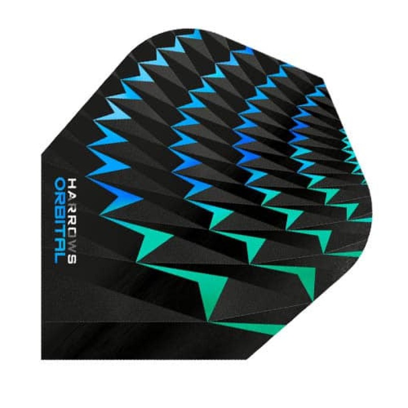 Feathers Harrows Darts Orbital flights Aqua Jade 4803