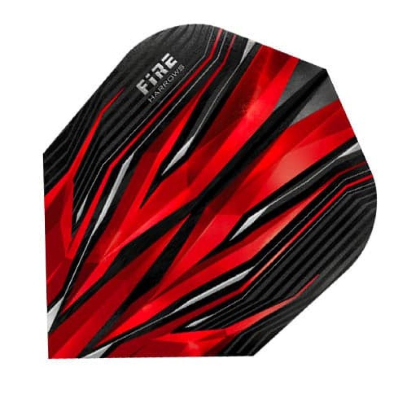 Feathers Harrows Darts Flights fire red 1100