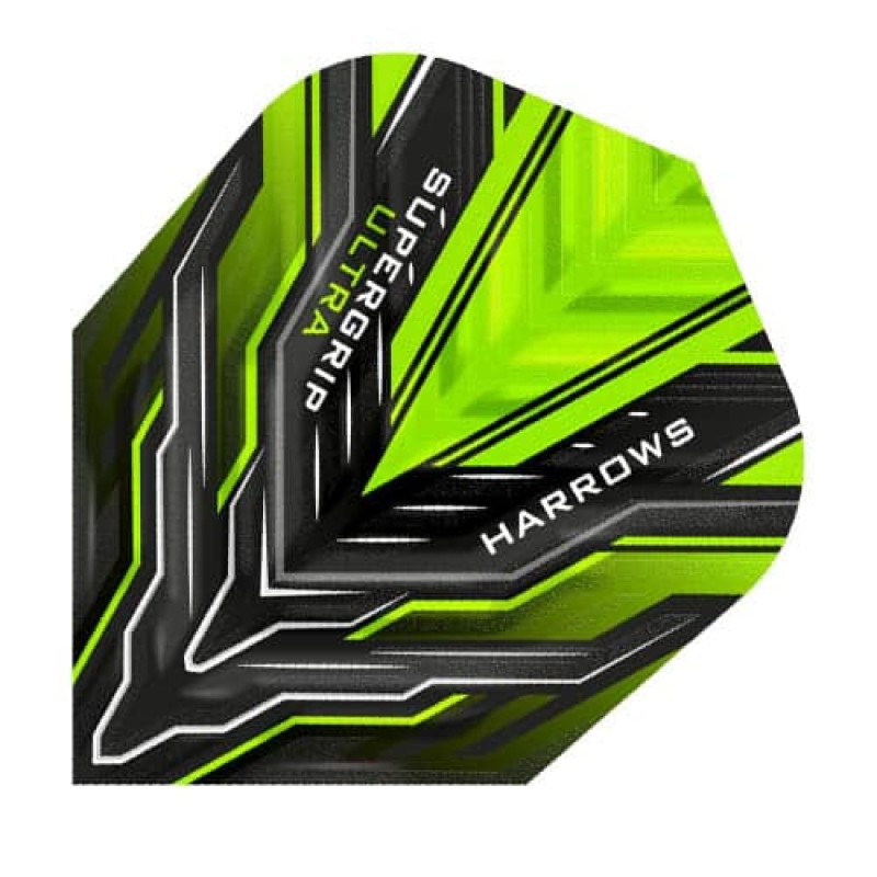 Feathers Harrows Darts Flights Supergrip Ultra Green 3502