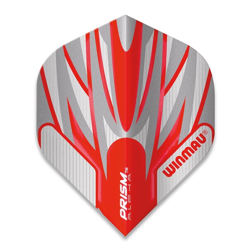 Feathers Winmau Darts Prism Alpha Fire Red and Silver 6915.169