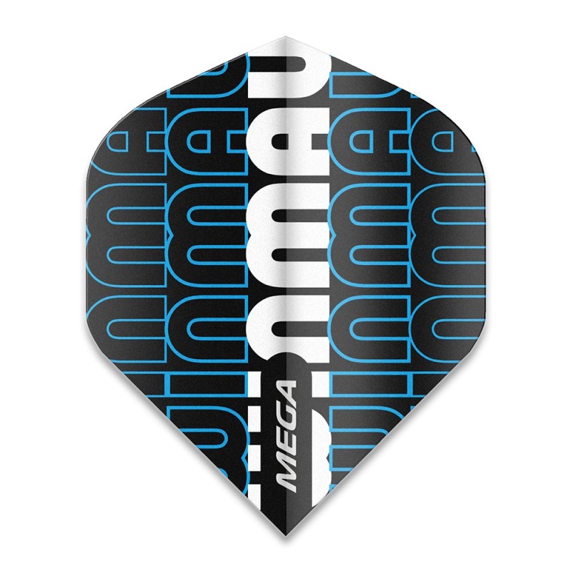 Piume Winmau Darts Mega Logo Blu 6900.235