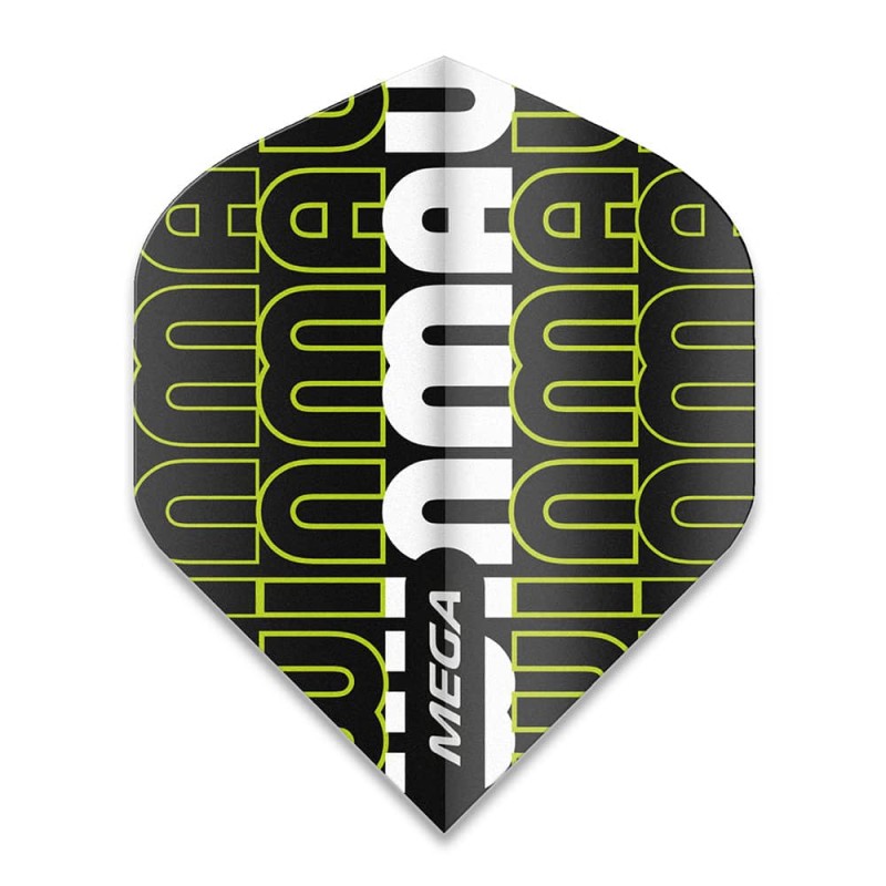 Feathers Winmau Darts This is Mega Logo Green 6900.237