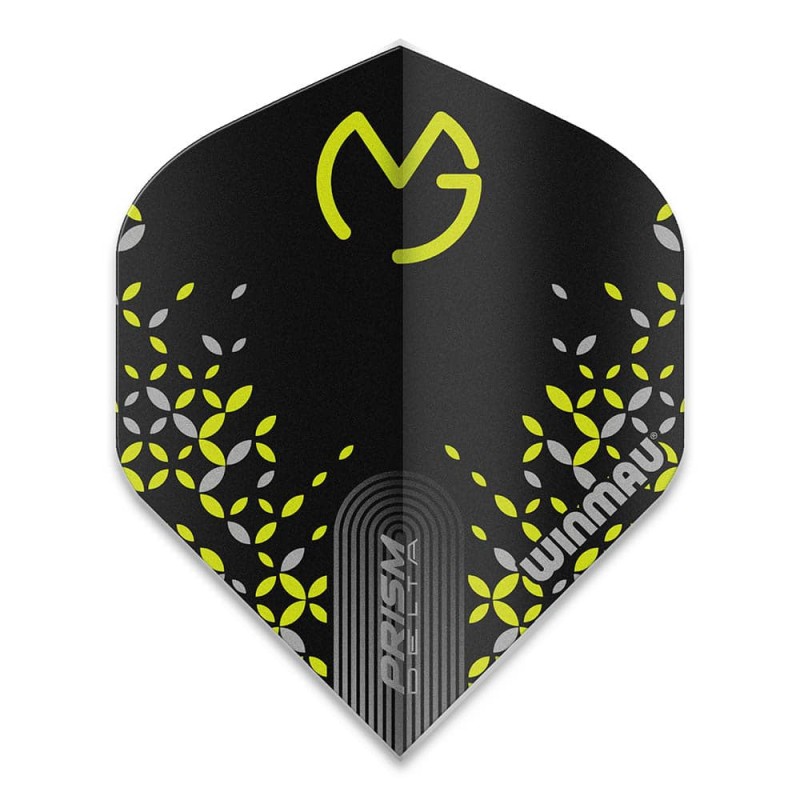 Plumas Winmau Darts Prism Delta Michael Van Gerwen Negro Verde 6915.216