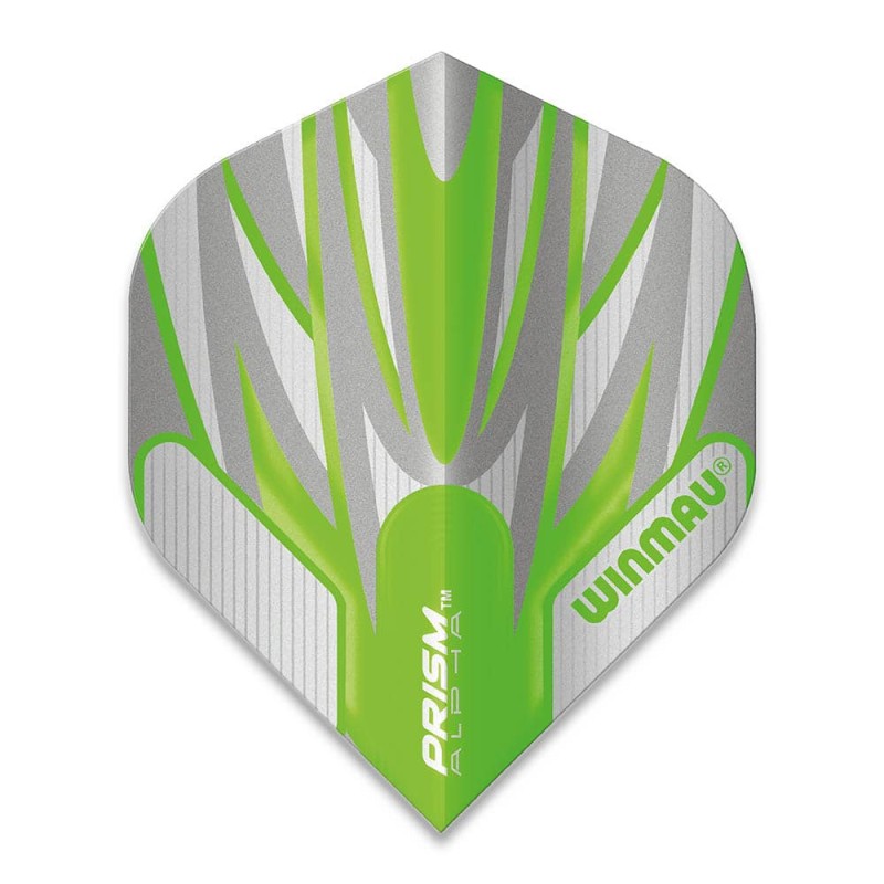 Plumes Winmau Darts Prism Alpha Green Fire 6915,168 Il est à l'intérieur