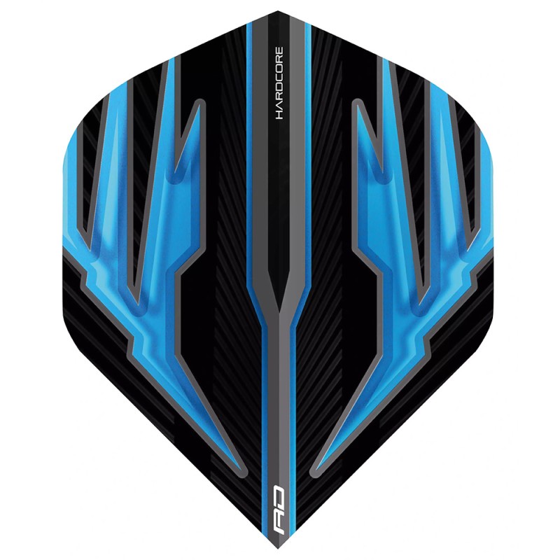 Fliegen Red Dragon Hardcore Radikal Schwarz Blau Darts Tf6322