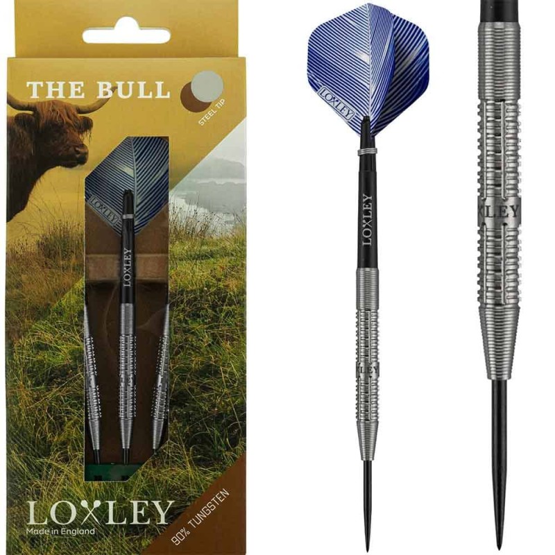 Dardo Loxley Darts The Bull 23g 90% punta d'acciaio