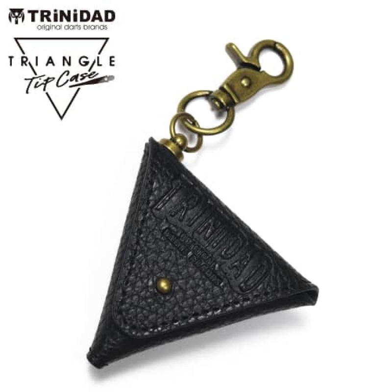 Il porte des pointes de fléchettes Trinidad Triangle noir