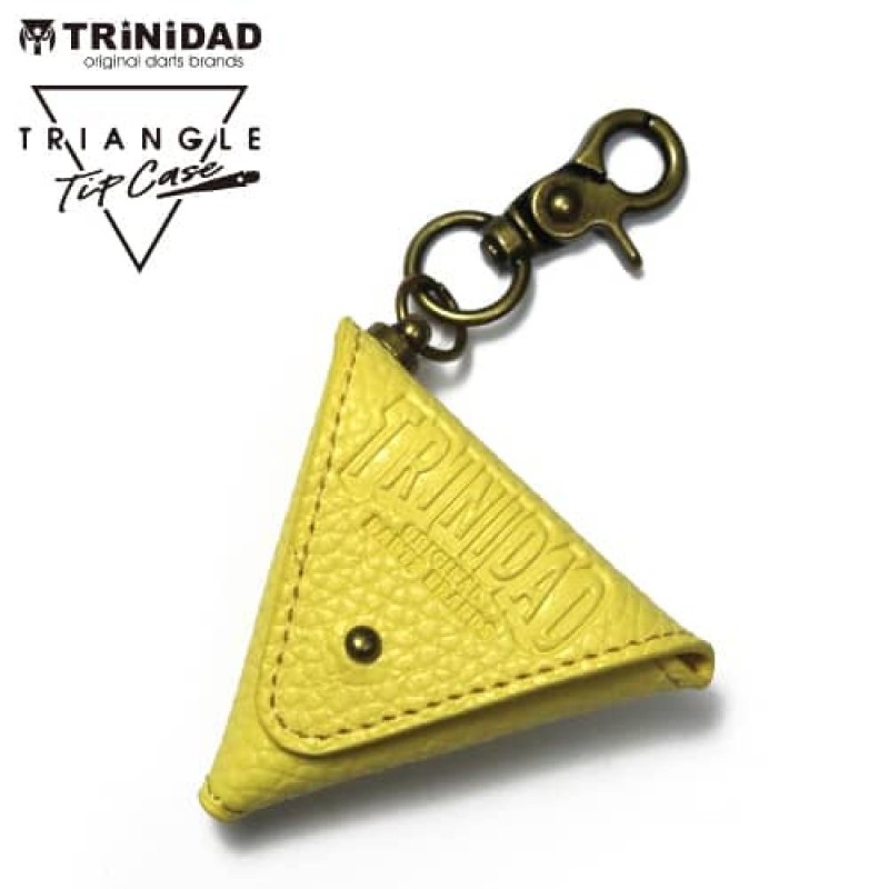 Il porte des pointes de fléchettes Trinidad Triangle Jaune