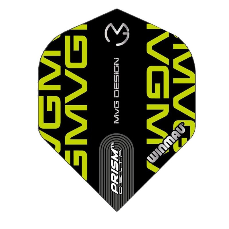 Piume Winmau Darts Prism Delta Mvg 2021 Black Print Standard 6915.221