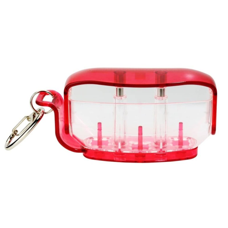Feather case Fit Holder Red