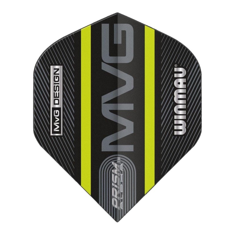 Piume Winmau Darts Prism Alpha Mvg 2021 Nero Verde Standard 6915.188