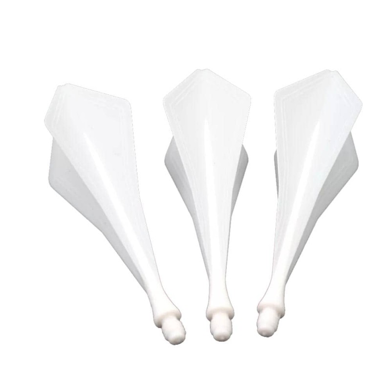 Feathers Flights Darts Cuesoul Tero Ak8 Diamond Shape white Cs-ak8-2zs