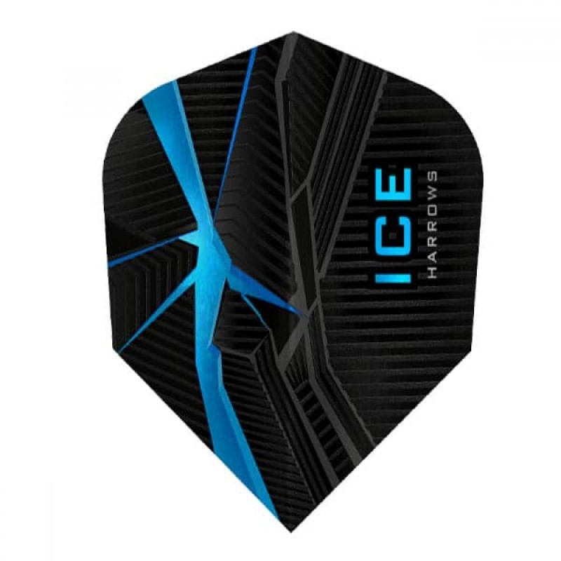 Des plumes Harrows Darts Il s'agit de Ice Recut Aqua 3400