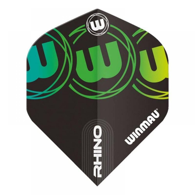 Fülle Winmau Darts Rhino Schwarz Grün 6905.228