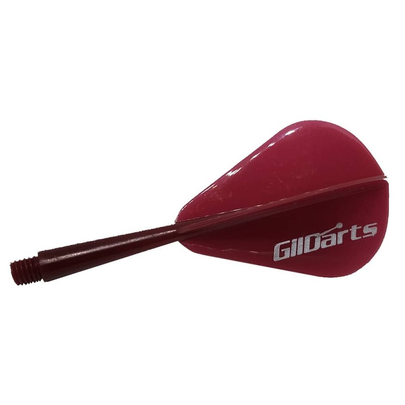 Plume Gildarts Fantail rouge M 27.5mm