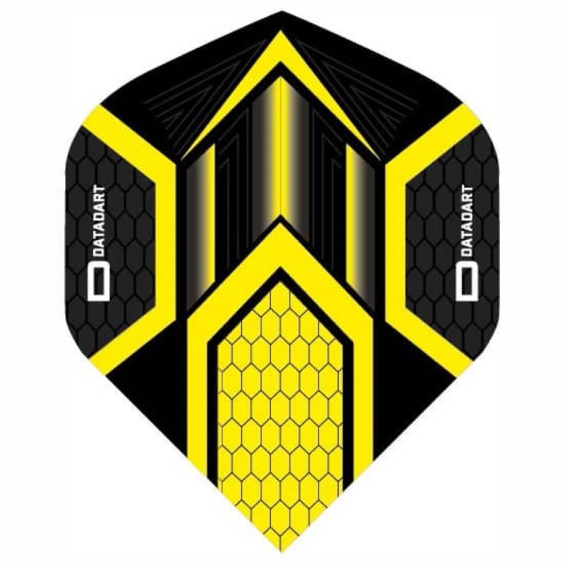 Pena Dardo Datadart Hex Flight Amarelo/preto