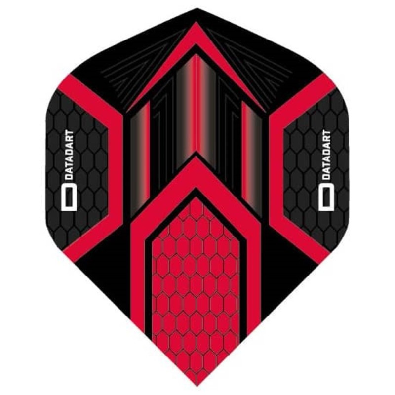 Feather Dart Datadart Hex Flight Black/red