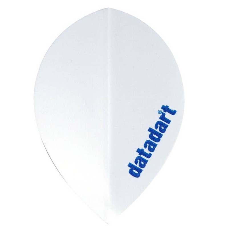 Plume à fléchettes Datadart Cmf vol blanc Logo Datadart