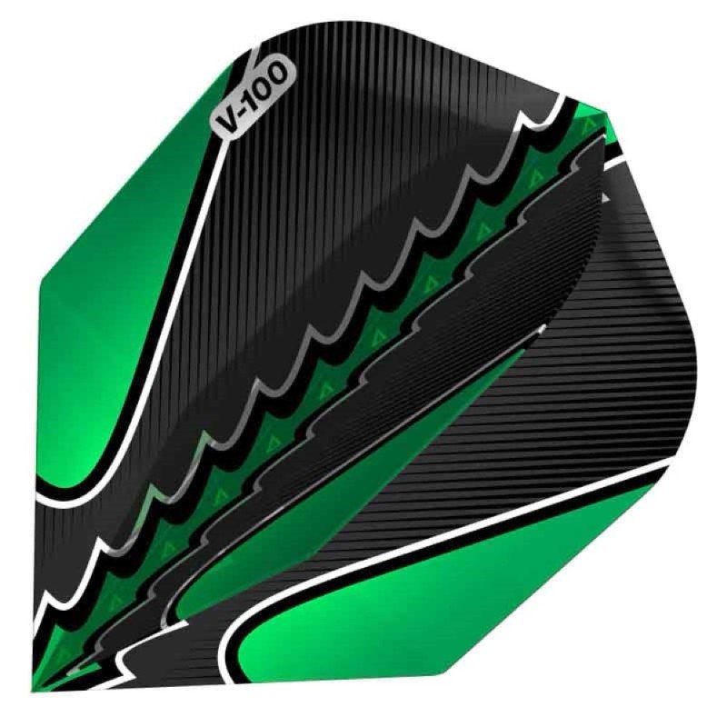 Feder Darts Viper Flights Schwarz Flux Standard Grün 30-1823