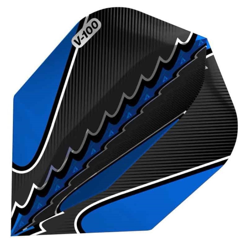 Pluma Dardos Viper Flights Black Flux Standard Blue  30-1821