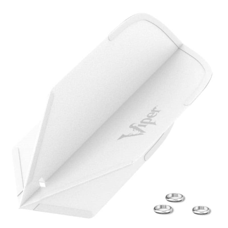 The feather darts Viper Cool Flights Slim White 30-7703