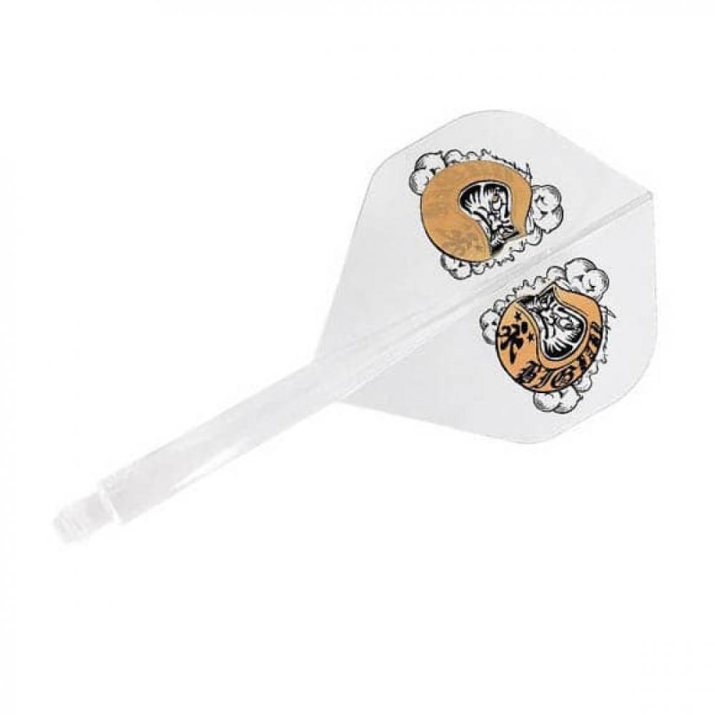 Plumas Condor Axe Standard Daruma Baby Clear Gold L 33.5m 3 Uds.