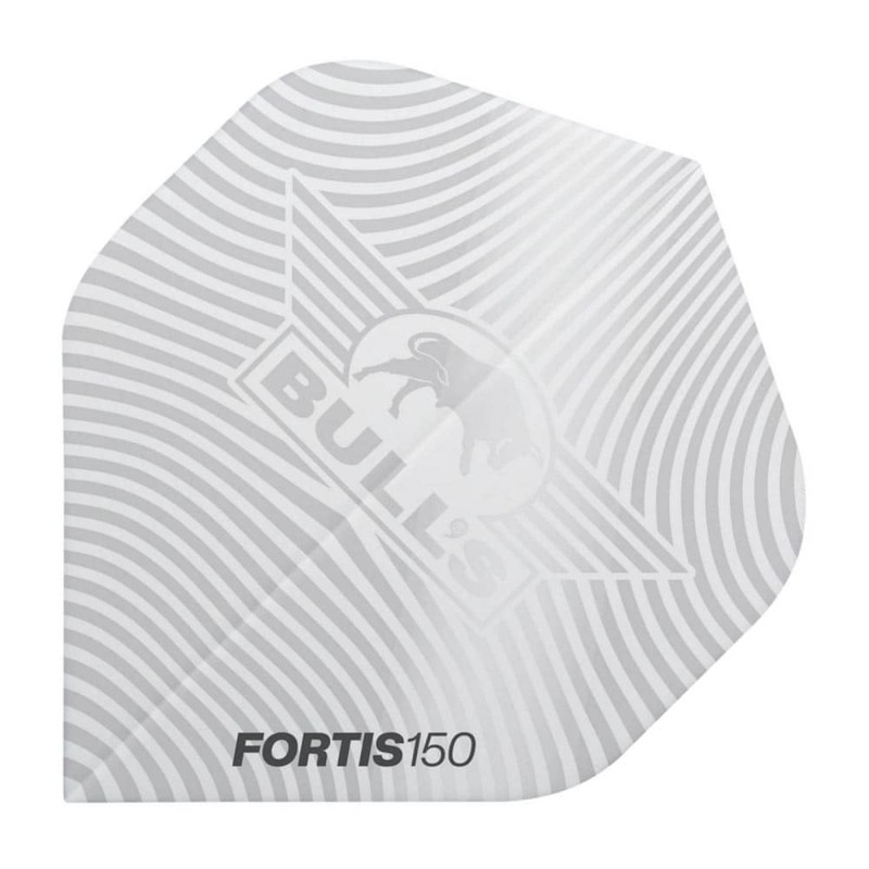 Piume Bulls Darts Fortis Flights Standard Bianco 50915