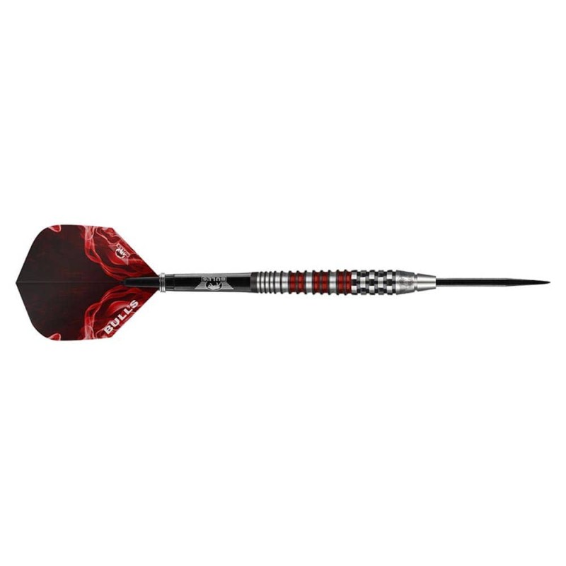 Les fléchettes Bulls Darts Smoke Red A à 90% 23g 25123