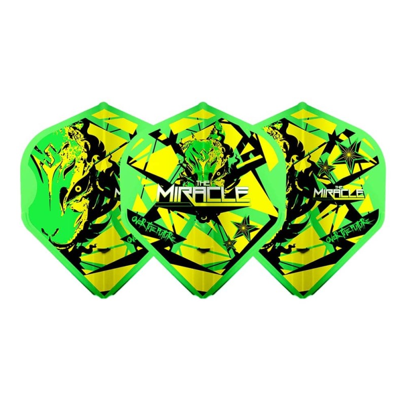 As plumas L-flight Signature Champagne L1ez Standard Mikuru Suzuki V5 Neon Verde