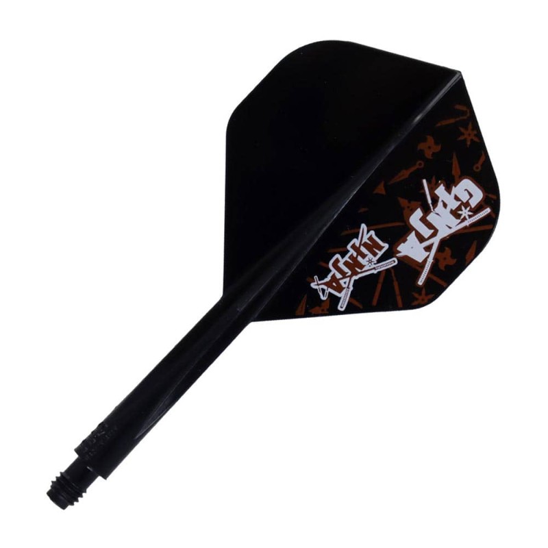 Plumas Condor Axe Standard Matt Campbell Ginja Ninja M 27.5mm 3 Uds. Negro