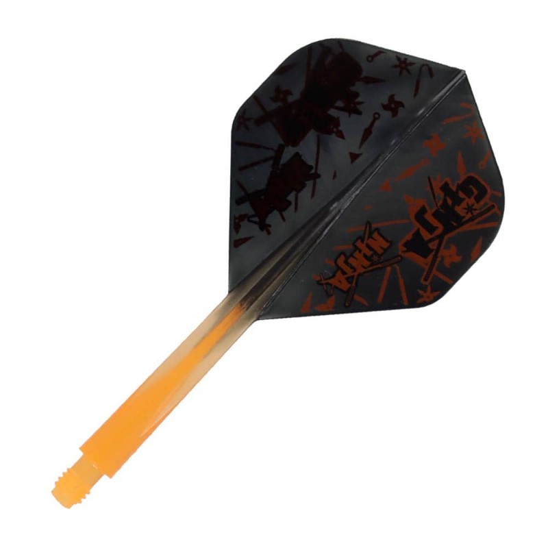 Plumas Condor Axe Standard Matt Campbell Ginja Ninja M 27.5mm 3 Uds. Naranja Neon