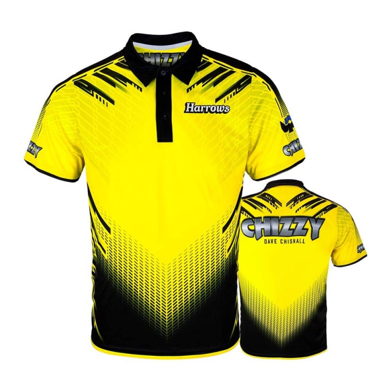 T-shirt Harrows Darts Chizzy yellow 2xl Me64004