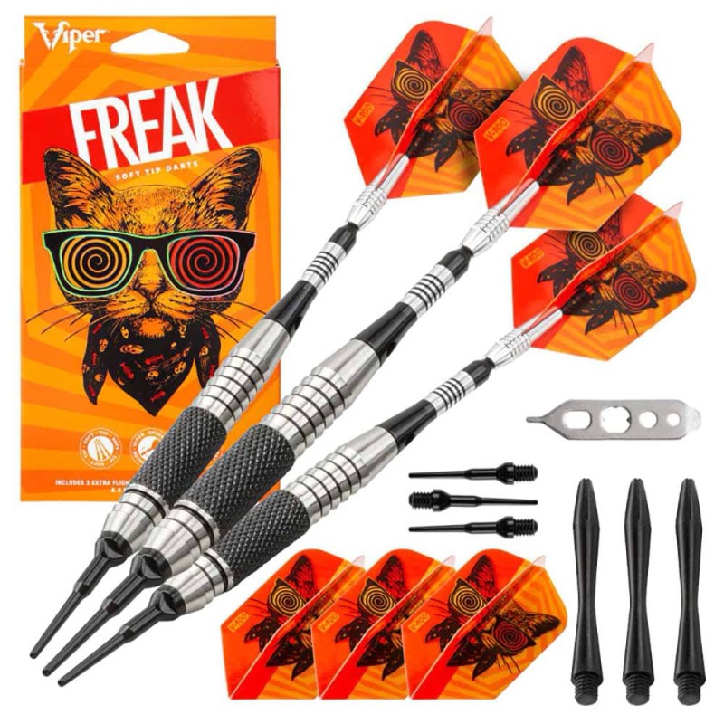 Les fléchettes Viper Les fléchettes Freak Nickel 18gr 20-1003-18