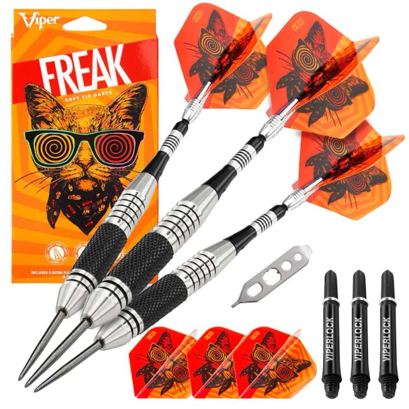 Viper Darts The Freak Darts Nickel 22gr 22-1704-22