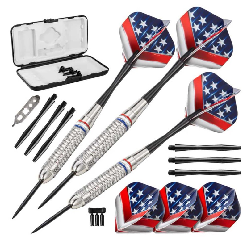 Dardos Fat Cat Darts Support Our Troops Nickel 23gr 22-2075-23