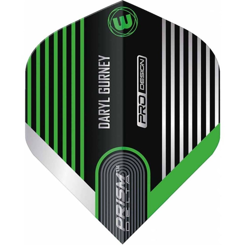 Piume Winmau Darts Prism Delta Super Chin Green 6915.257