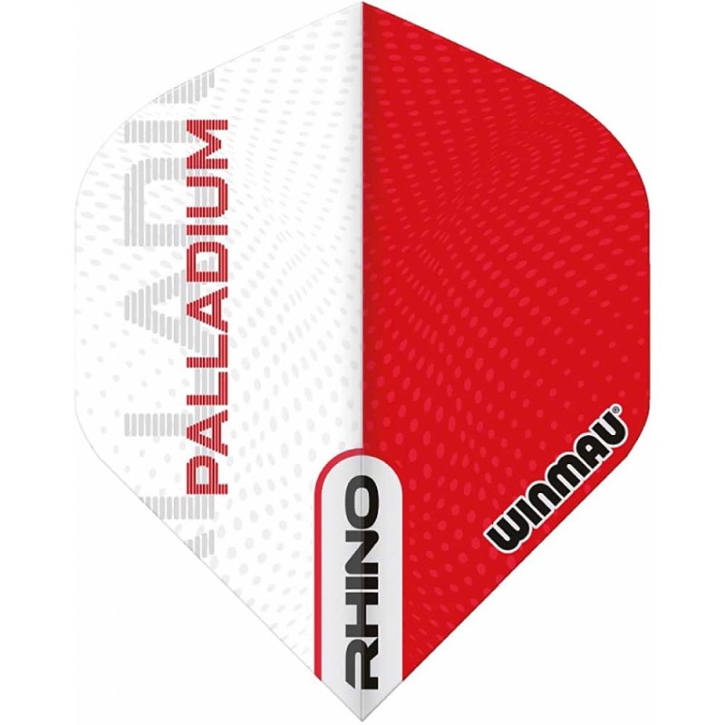 Feathers Winmau Darts Standard Rhino Pallatium Red white 6905.234