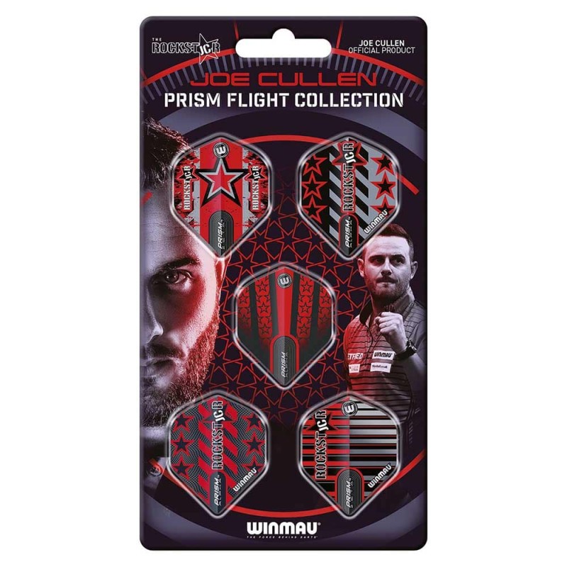 Feathers Winmau Darts Joe Cullen Prism flight collection 8138