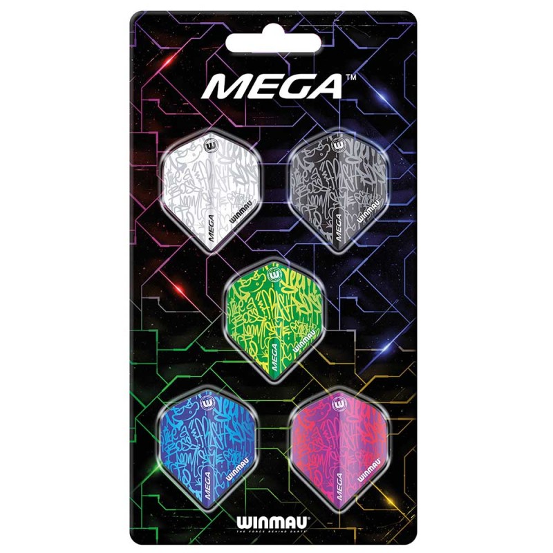 Feathers Winmau Darts This is Mega Standard Flight Collection 8144