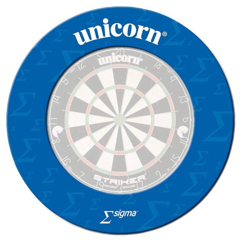 Dartboard entoure Unicorn Sigma bleu 79355