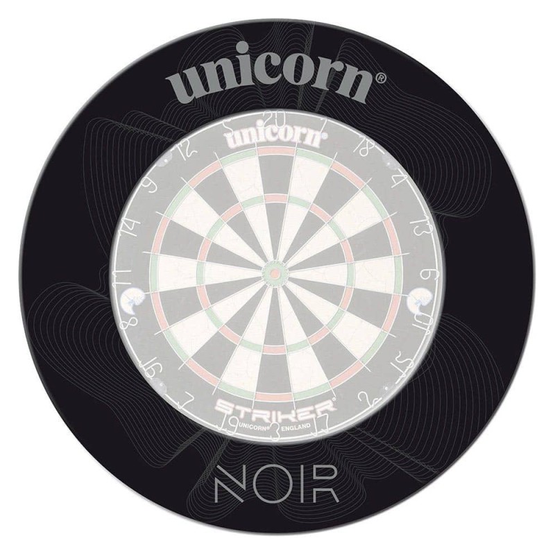 Dartboard entoure Unicorn Noir Noir 79356