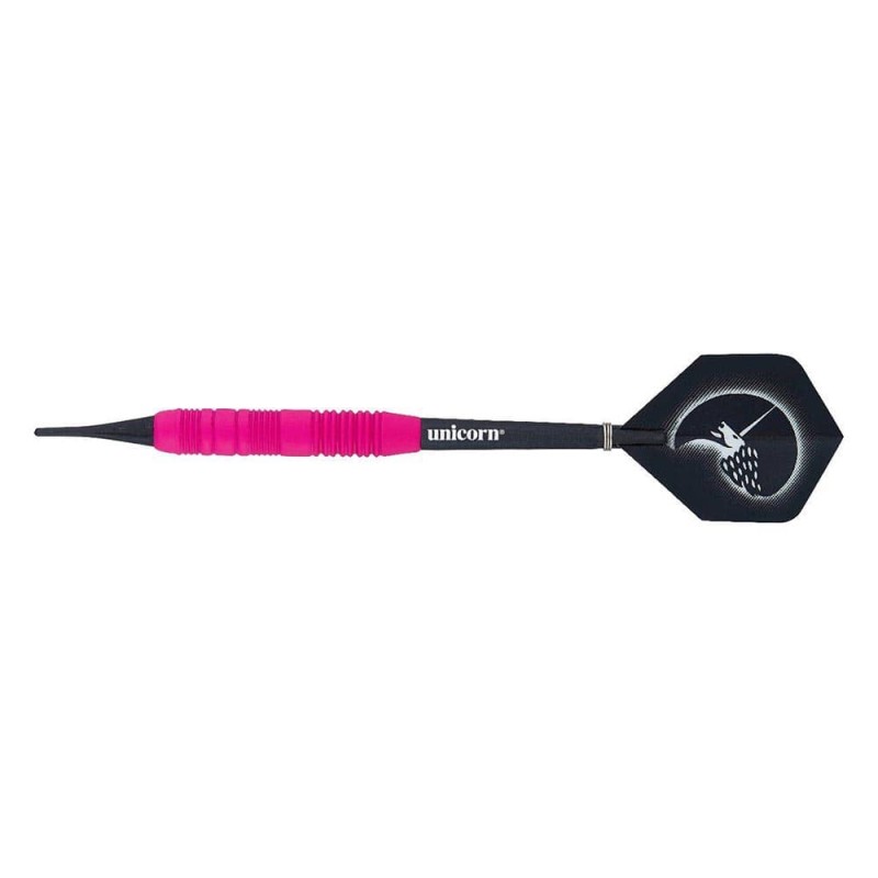 Darts Unicorn Rubberised Pink 17g Messing 4255