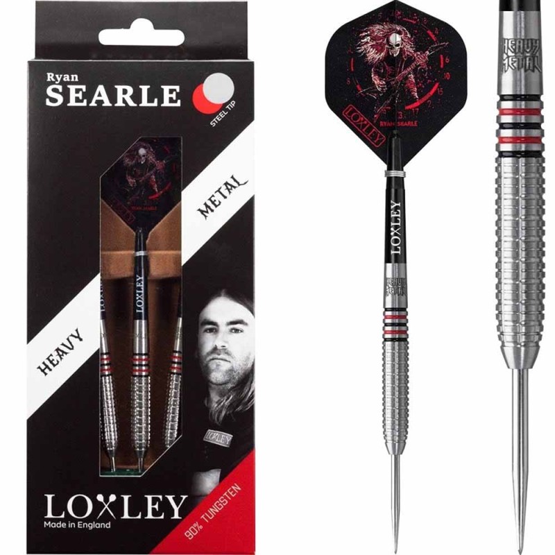 Dardo Loxley Darts Ryan Searle 26g 90% punta d'acciaio